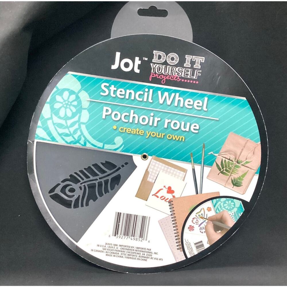 Jot Do It Yourself Stencil Wheel Tribal Design, Feathers, Arrows